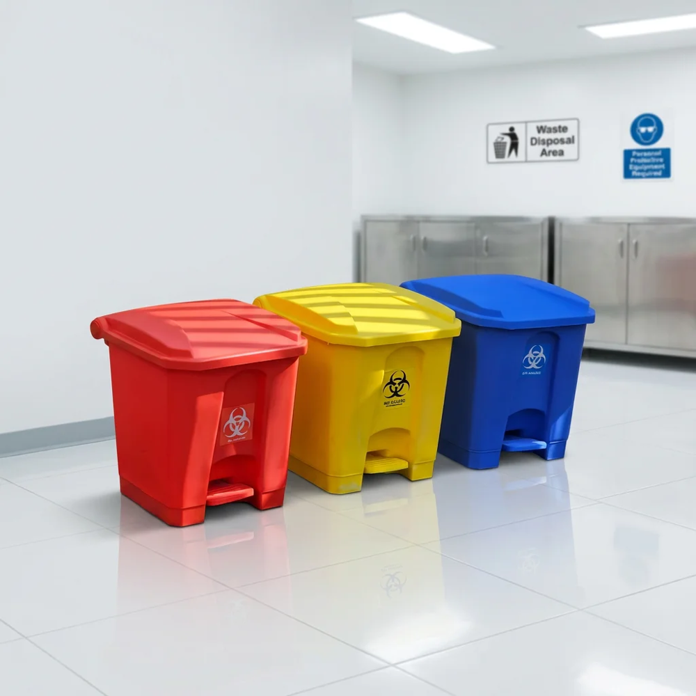 Foot Pedal Bin plastic 50L