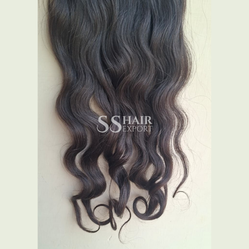 5x5 Closure Sew In Side Part | Free Part With Invisible Knots Indian Human hair Weave