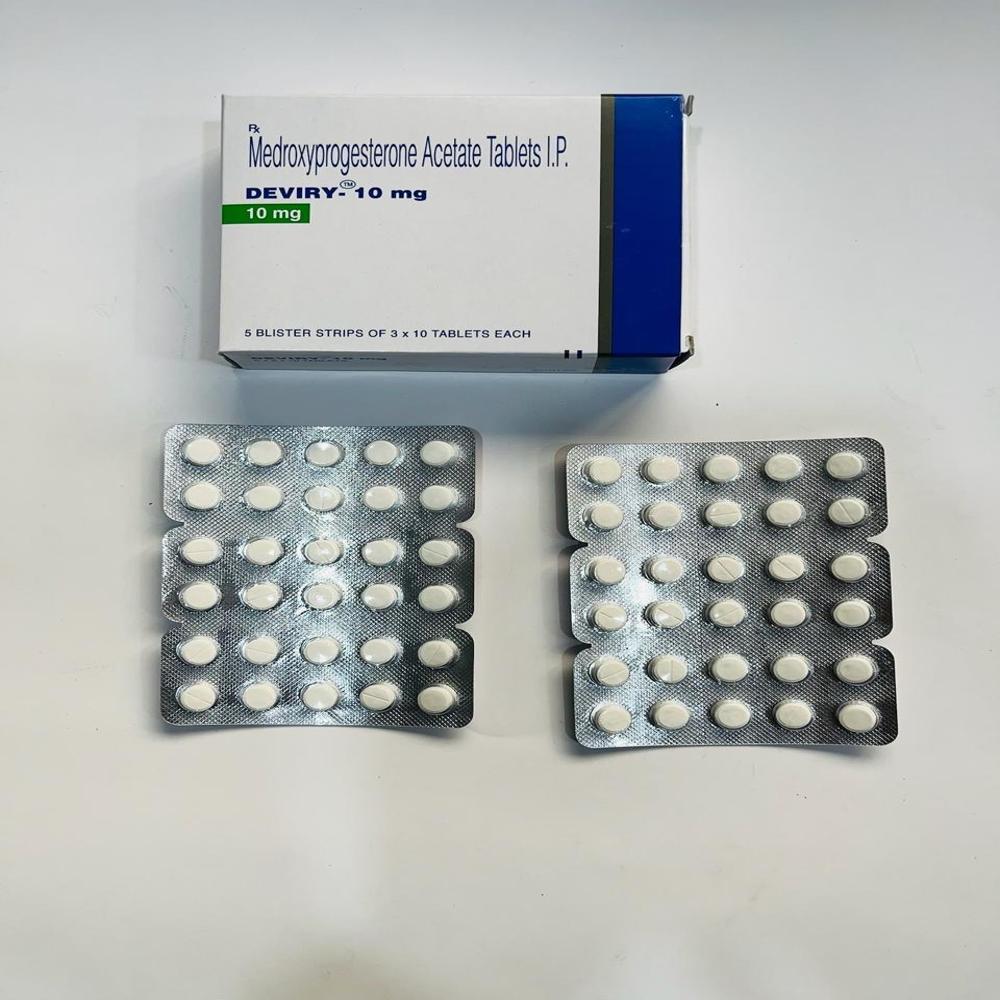 Deviry 10 Mg Tablet - Ingredients: Medroxyprogesterone Acetate