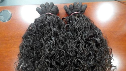 Remy Hair - 254mm Length, Natural Color, Straight/Wavy/Curly Texture | Ideal for Women and Girls, 100g Weight, Warranty Included