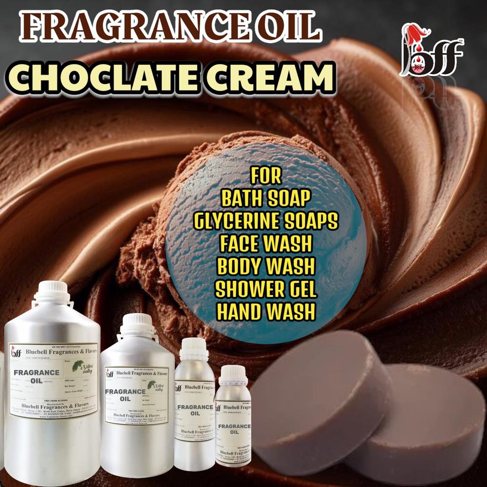 CHOCOLATE CREAM FRAGRANCE OIL - Colorless to Pale Yellow Liquid, Highly Concentrated | Allergen and Cruelty Free, Unisex Personal Care Use