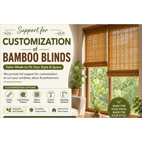 Outdoor Bamboo Screen - Size: Customizable