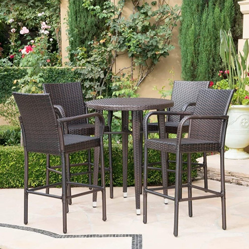 Wicker Outdoor Bar Chairs
