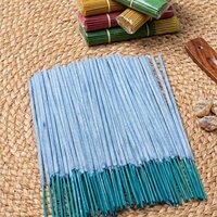 Loban Agarbatti Stick - Color: Light Blue With Green Base