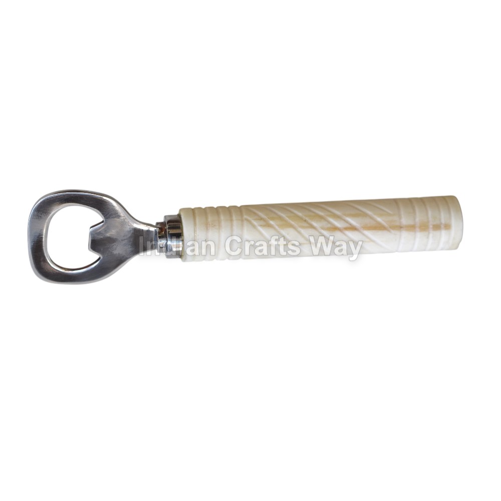 Hand Crafted Bone Bottle Opener 