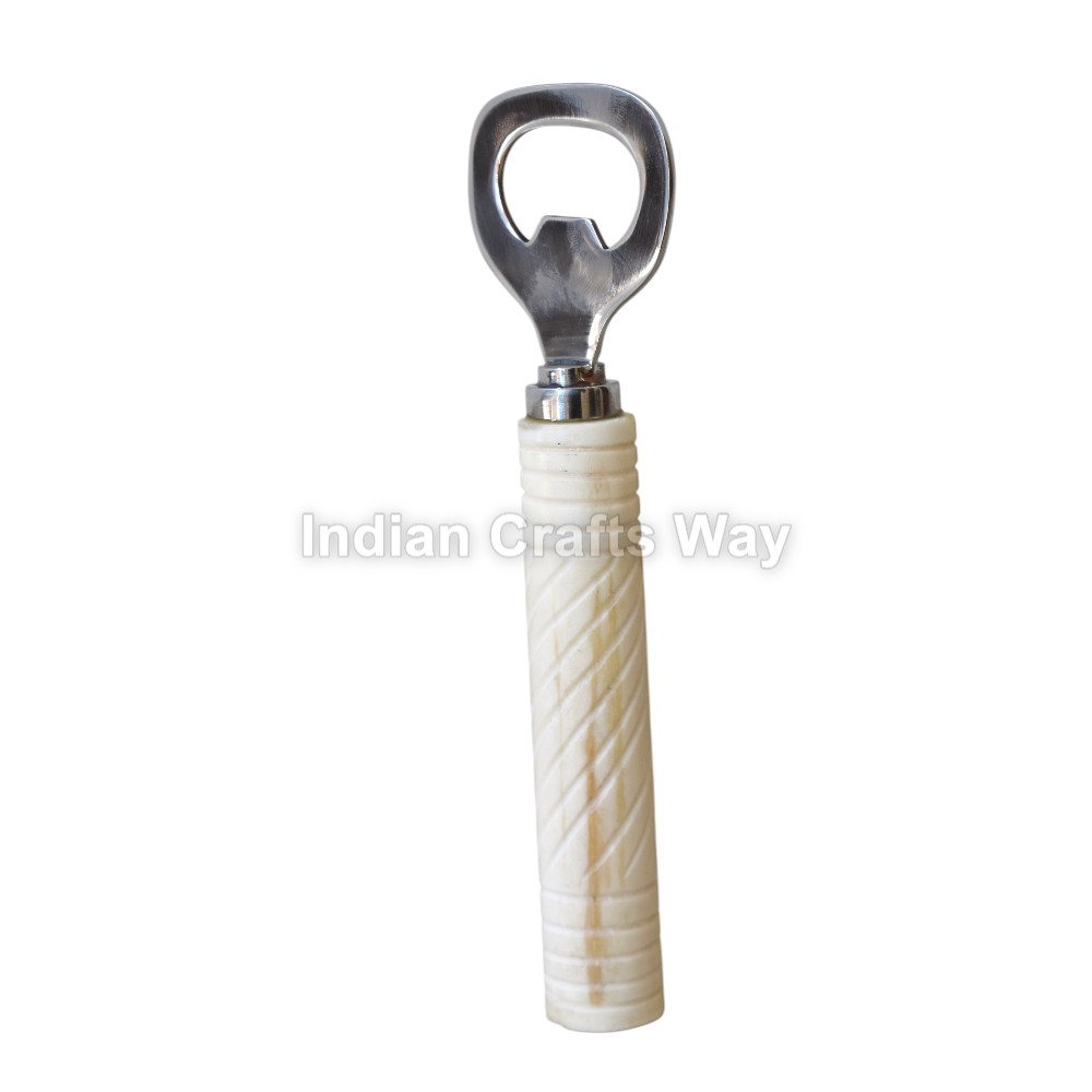 Hand Crafted Bone Bottle Opener 