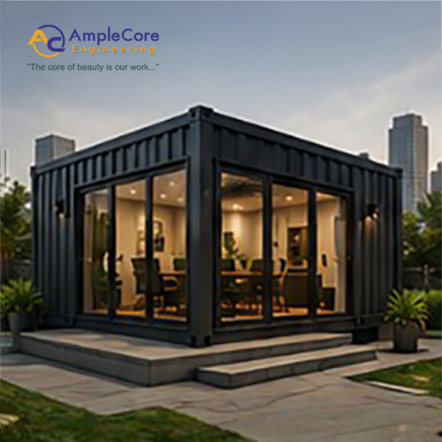 Office Containers - Color: Matte Black (Customizable)