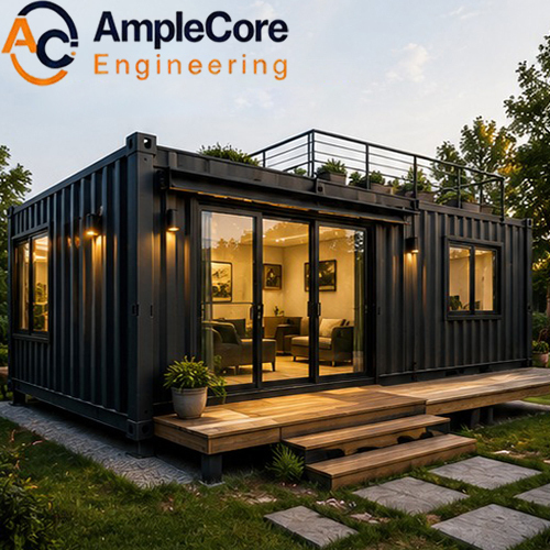 Containers Home - Color: Matte Black