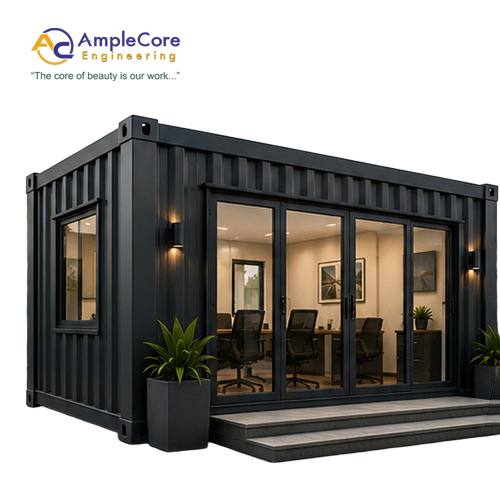 Customized Container Office - Color: Matte Black (Customizable)