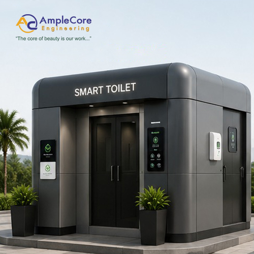 Smart Toilet - Color: Matte Grey