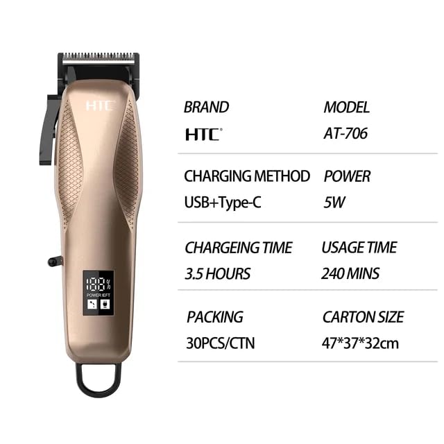 HTC AT-706 HAIR TRIMMER