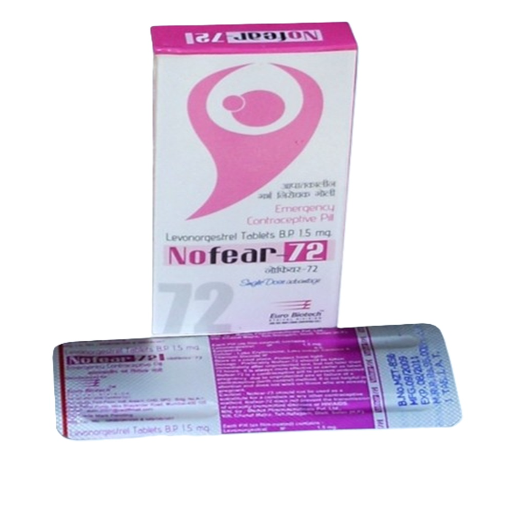 Nofear 72 Tablet - Life Span: 2 Years From Manufacturer