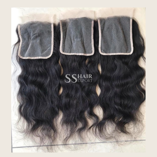 Black 6x6 Lace Closure sew in Free Part | HD Lace Indian Virgin Human Hair Vendor