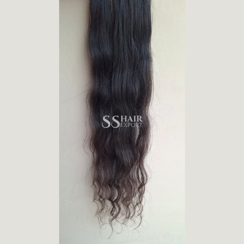 7x7 Closure sew in with Free Part | HD Lace Transparent | Indian Wavy Human Hair
