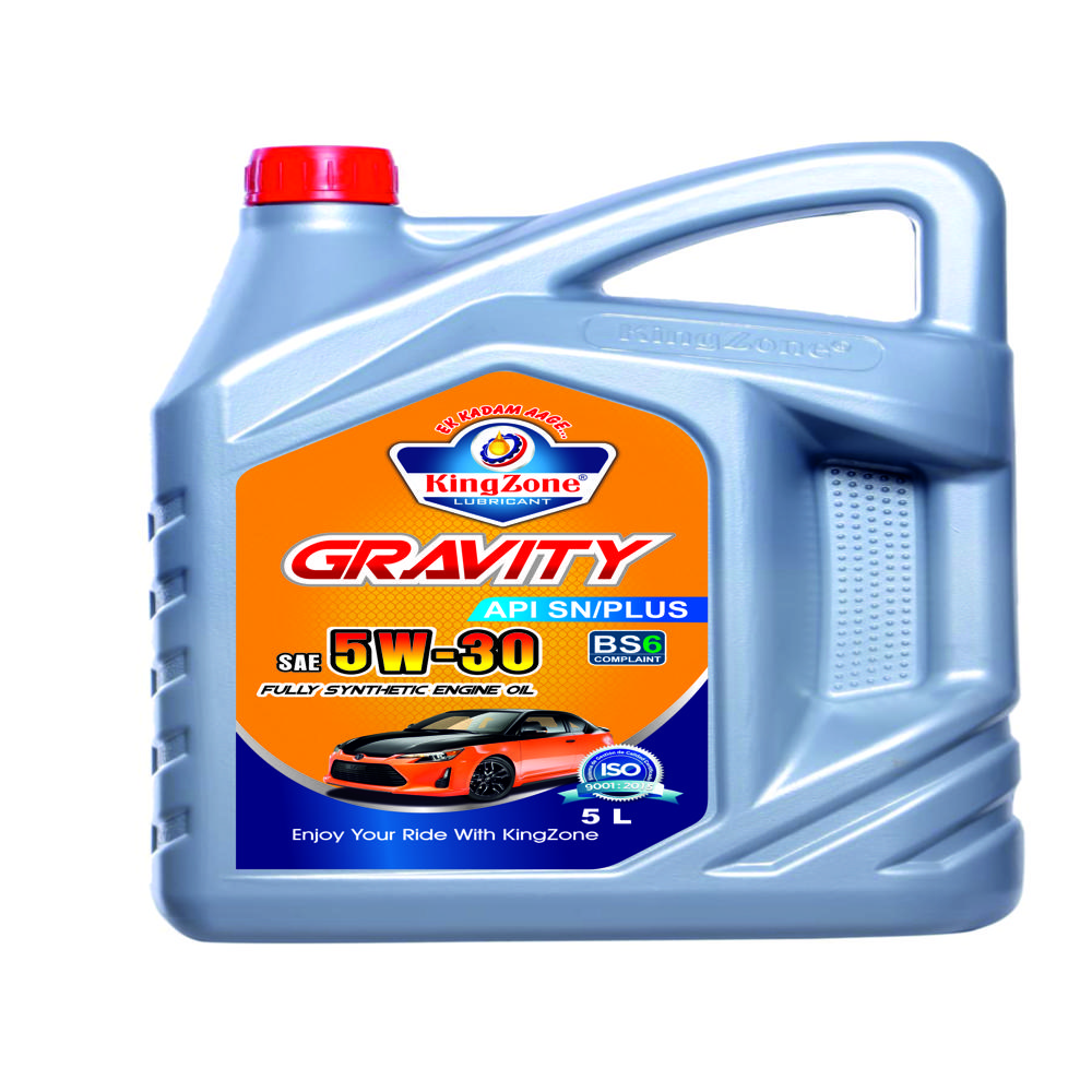 Fully Synthetic Kingzone Gravity Synthetic Motor Oil 5W30 For Diesel And Gasoline Application: Automobile