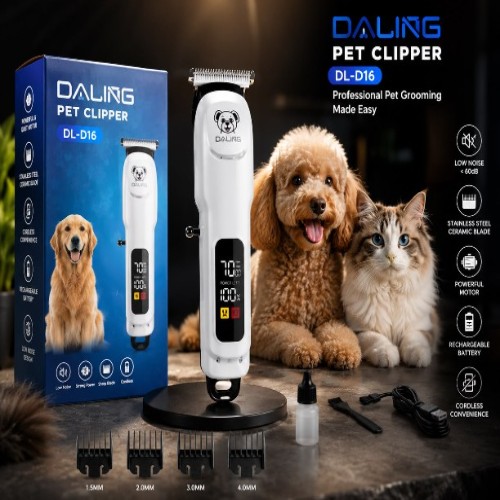 DALING RECHARGEABLE PET CLIPPER DL-D16
