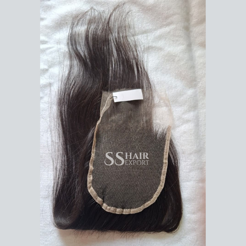 Straight 7x7 Closure Sew In Free Part | Swiss Lace | Black Indian Virgin Human Hair