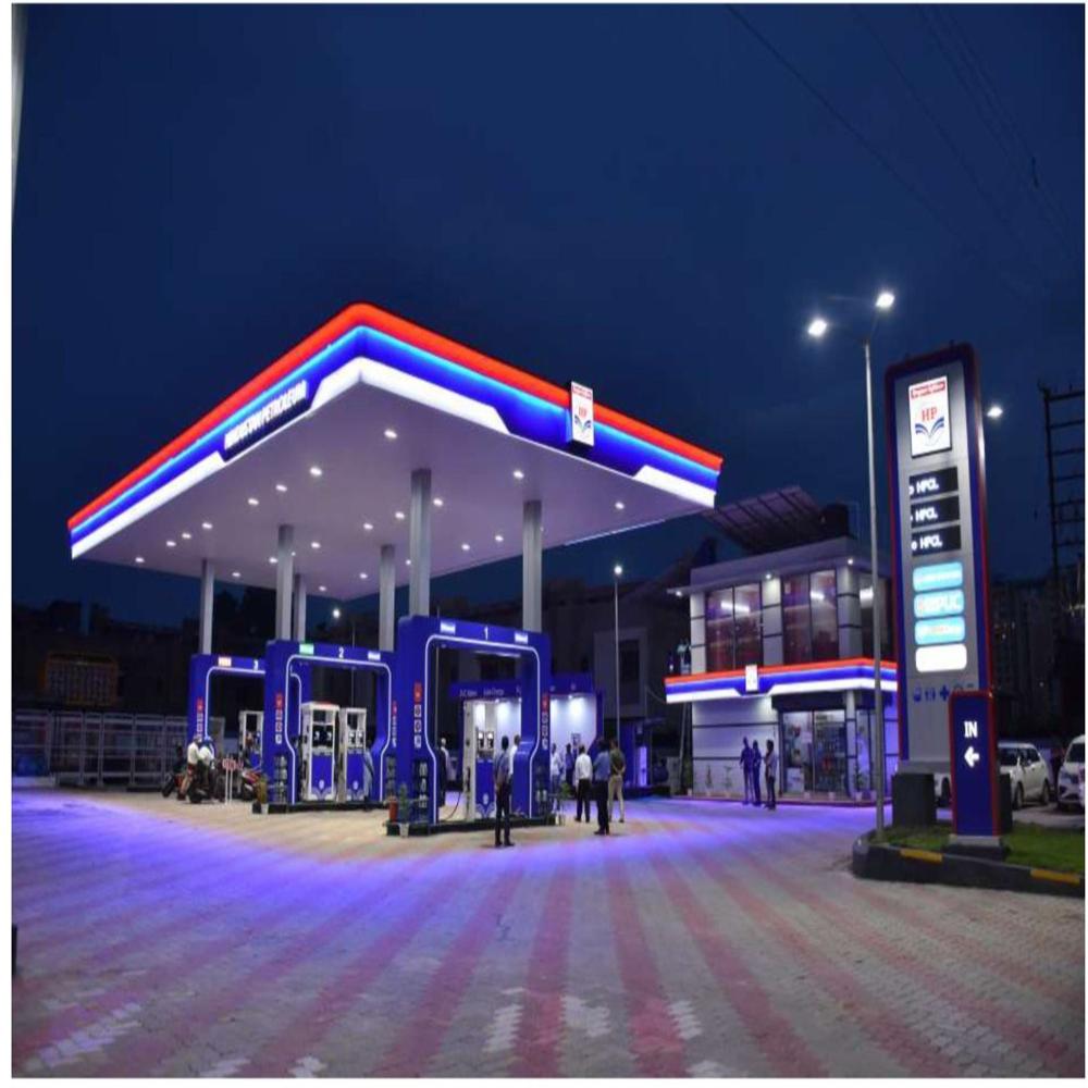 Hpcl Petrol Pump Canopy