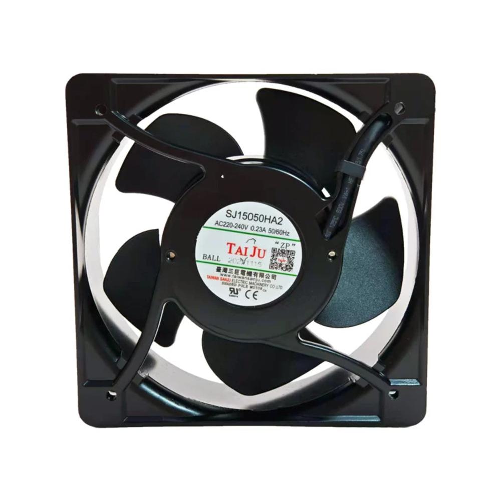 TAIJU SJ15050HA2 220/240V AC 0.23A 15050mm Ball Bearing METAL Industrial Axial Cooling Fan