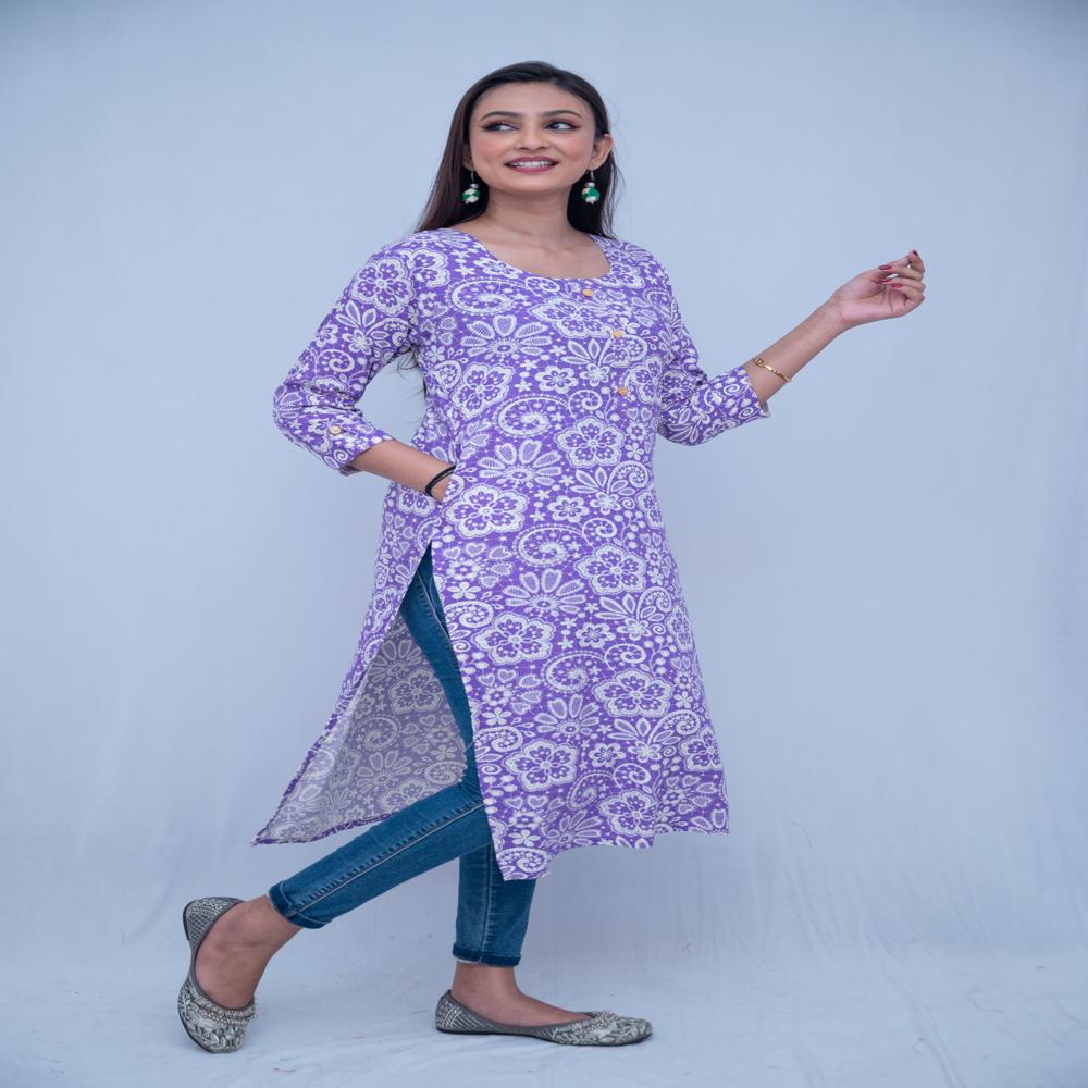 Rayon Single Kurta - Multiple Prints Available - Ethnic Region: Indian