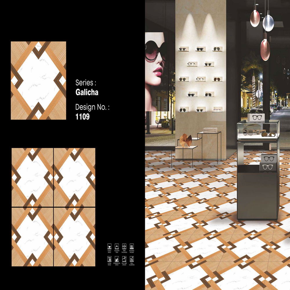 Porcelain Tile Manufacturer Morbi - Color: Brown