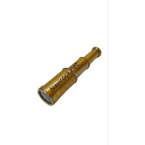 Vintage Antique Brass Spyglass Telescope Handmade Nautical Marine Pirate Scope for Navigation, Adventure & Collector Display