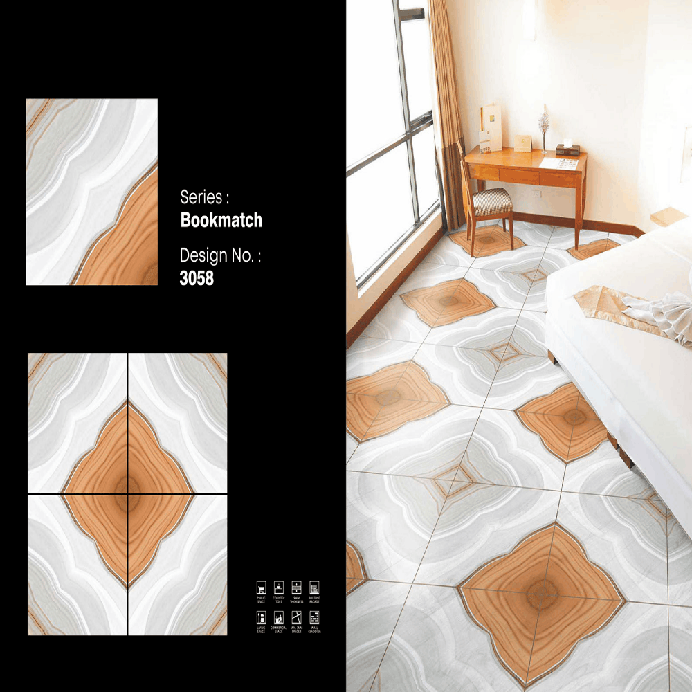 Porcelain Tile For Residential Projects - Color: Ivory