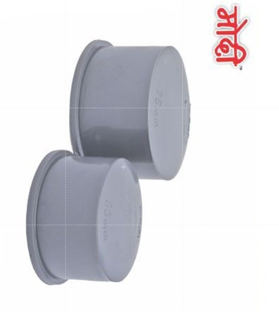 Grey Pvc Plain End Cap