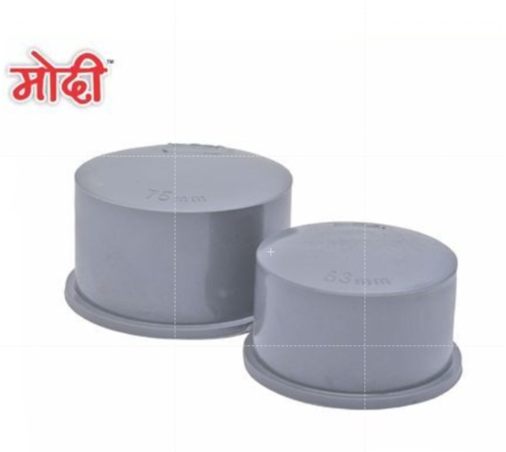 Grey Pvc Plain End Cap