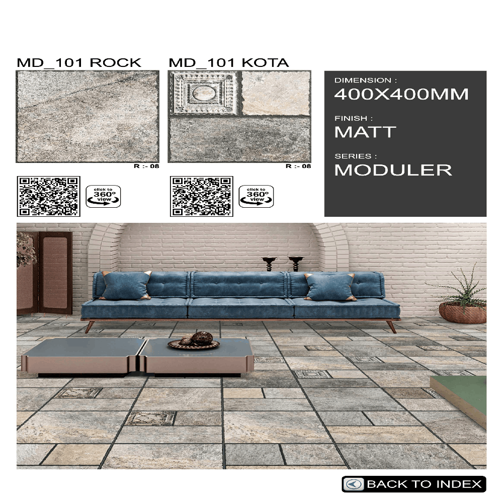 Outdoor Flooring Tiles - Color: Red