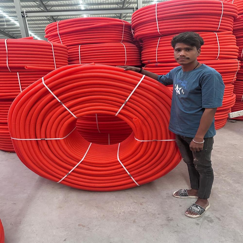 Hdpe Double Wall Courrugated Pipes