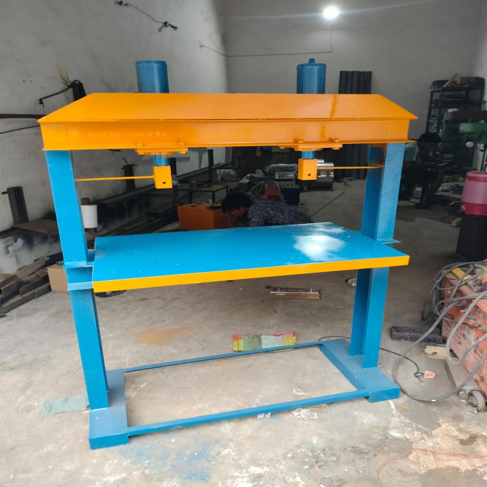 Semi Automatic Double Die Double Cylinder Papar Plate Machine