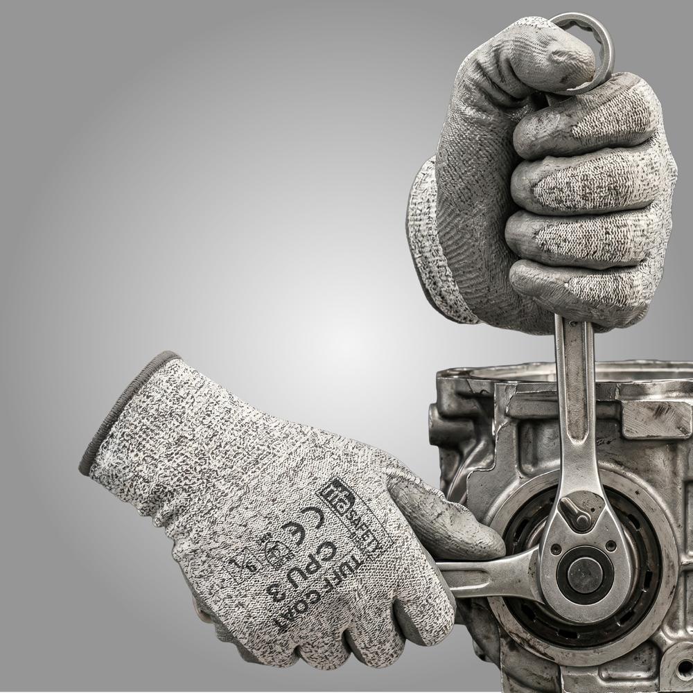 Cut Resistant PU Coated Gloves