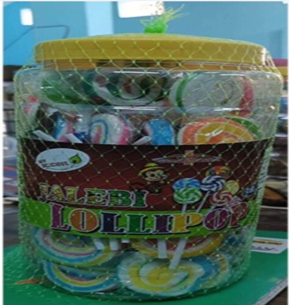 Jalebi Lollipop - Flavor: Sweet