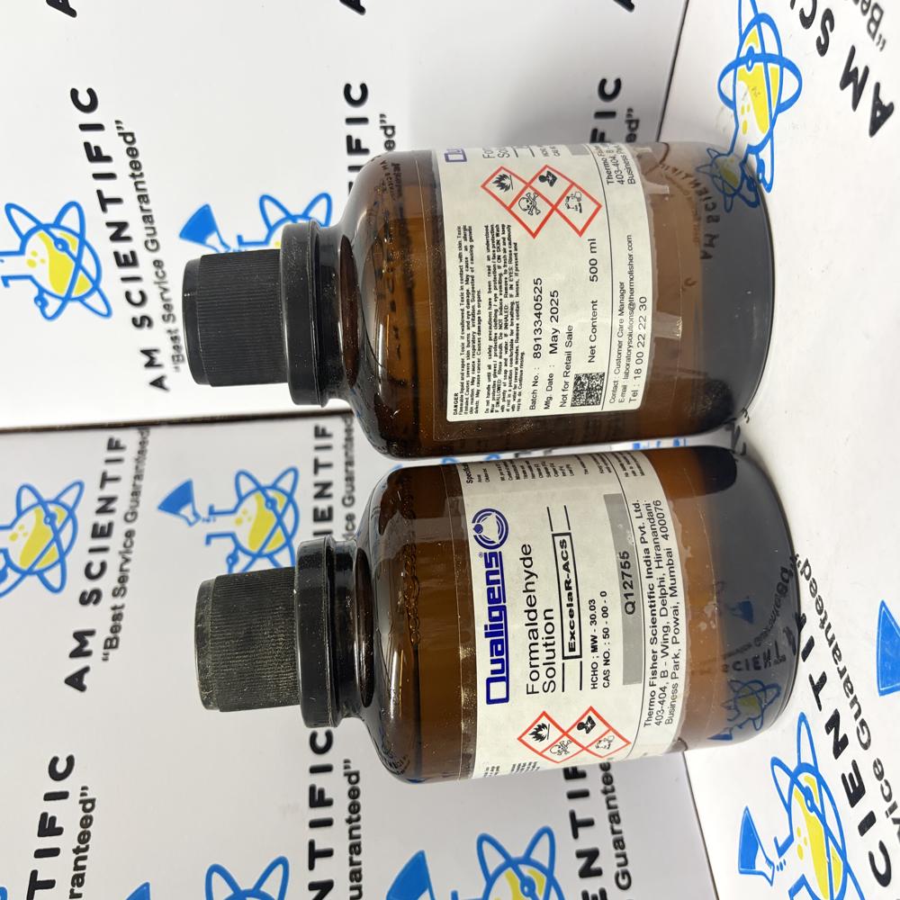 Formaldehyde Solution ER Qualigens, 500ml