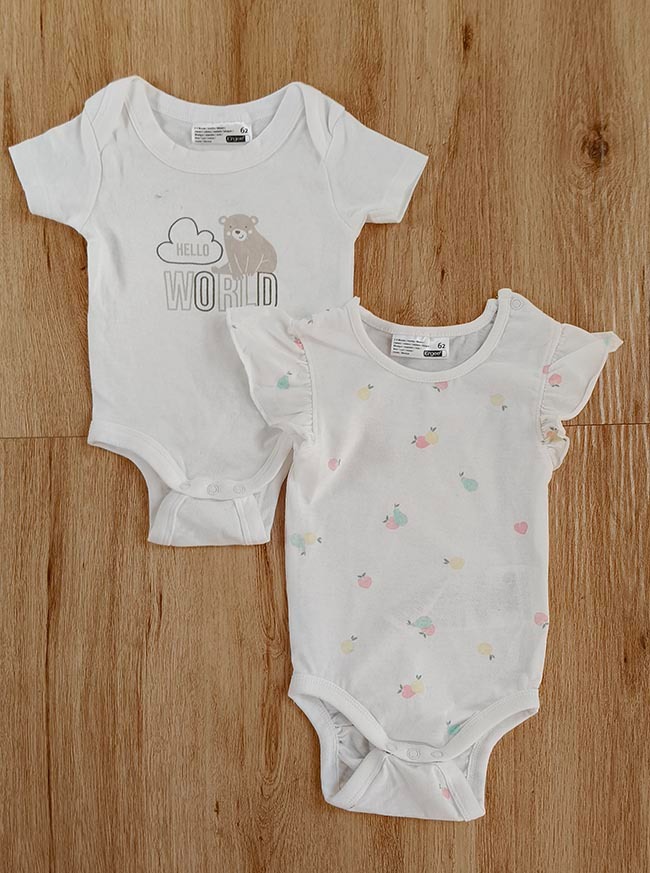 A31330 | Ergee Baby Short Sleeve Bodysuits Assorted