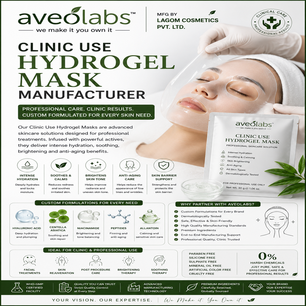 Clinic Use Hydrogel Mask - Age Group: Adults