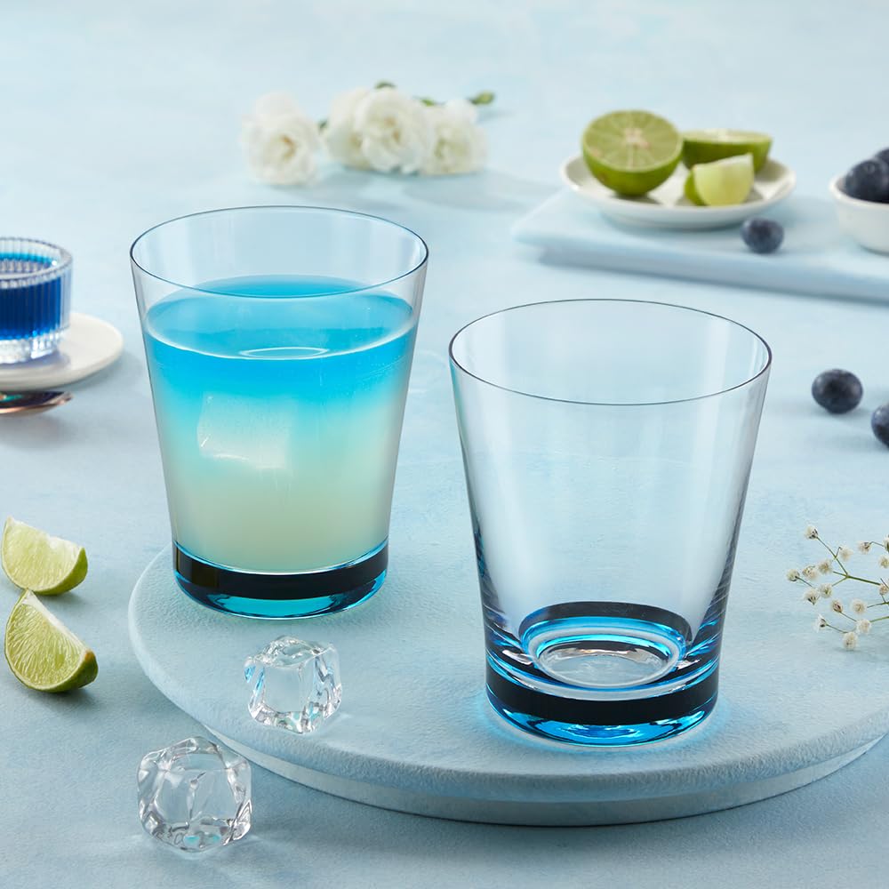 =2pc Orra Blue Glass Set