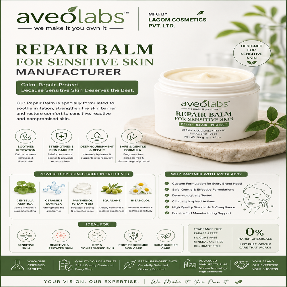 Repair Balm For Sensitive Skin Manufacturer - Age Group: Women