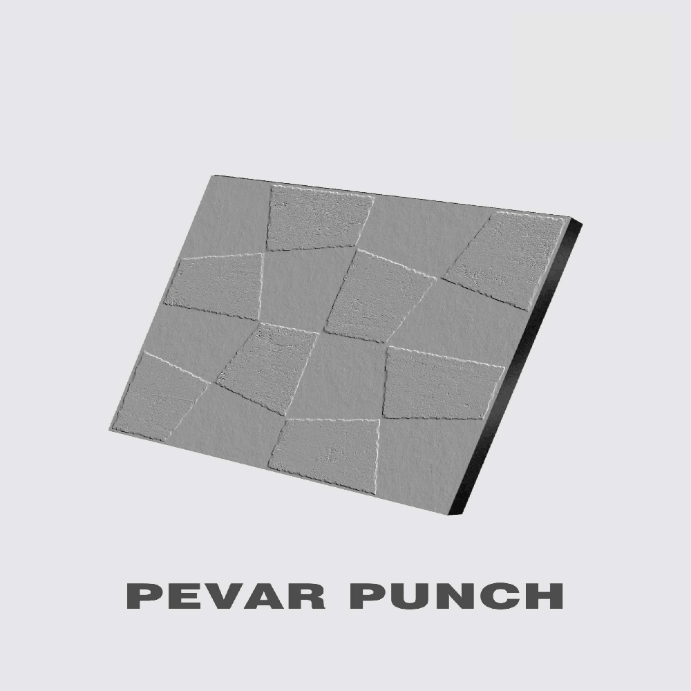 Anti Skid Prarking Tiles - Color: White