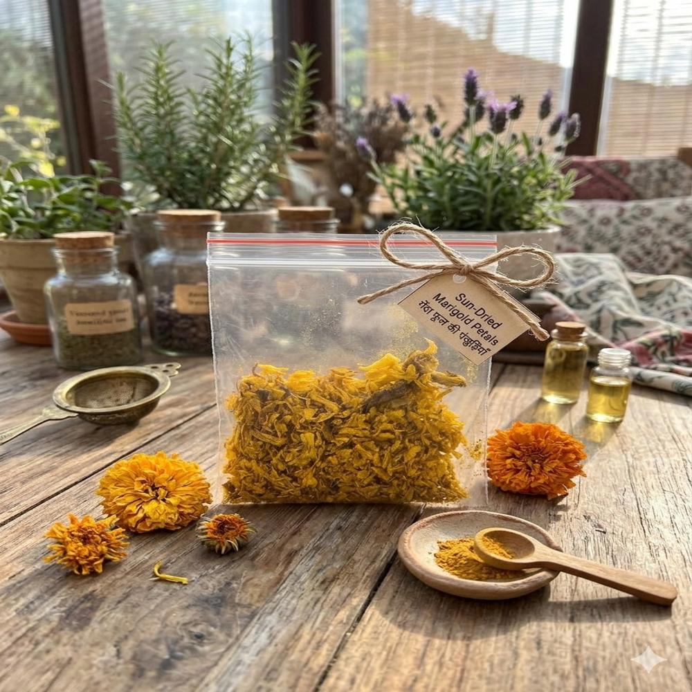 marigold dried flower