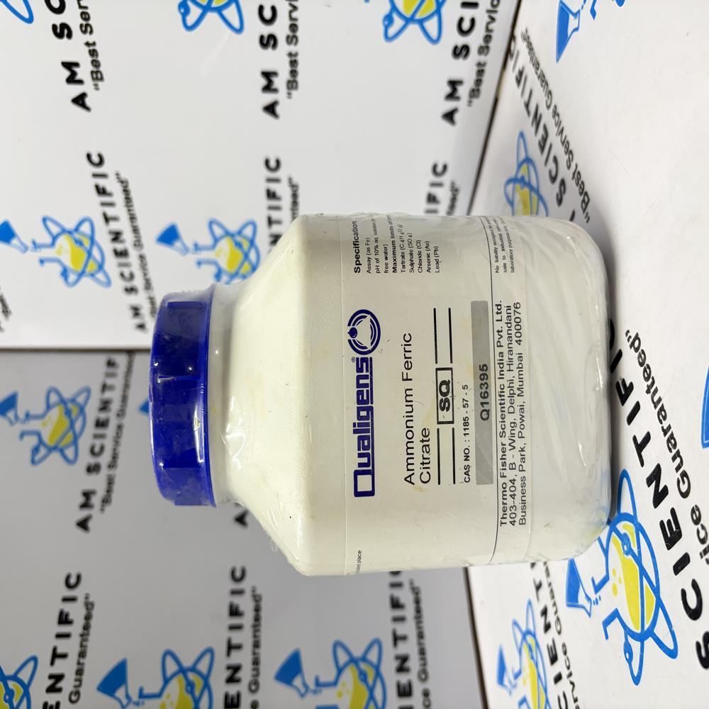 Ammonium Ferric Citrate Sq Qualigens, 500g - Application: Laboratory