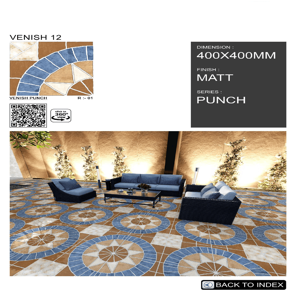 Architectural Parking Tiles - Color: White