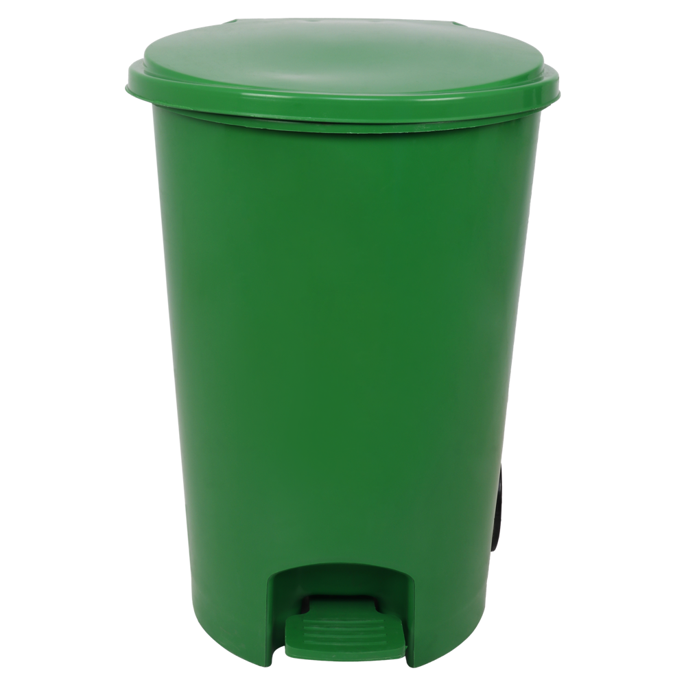 Foot Pedal Bin With 2 Wheeled 55L
