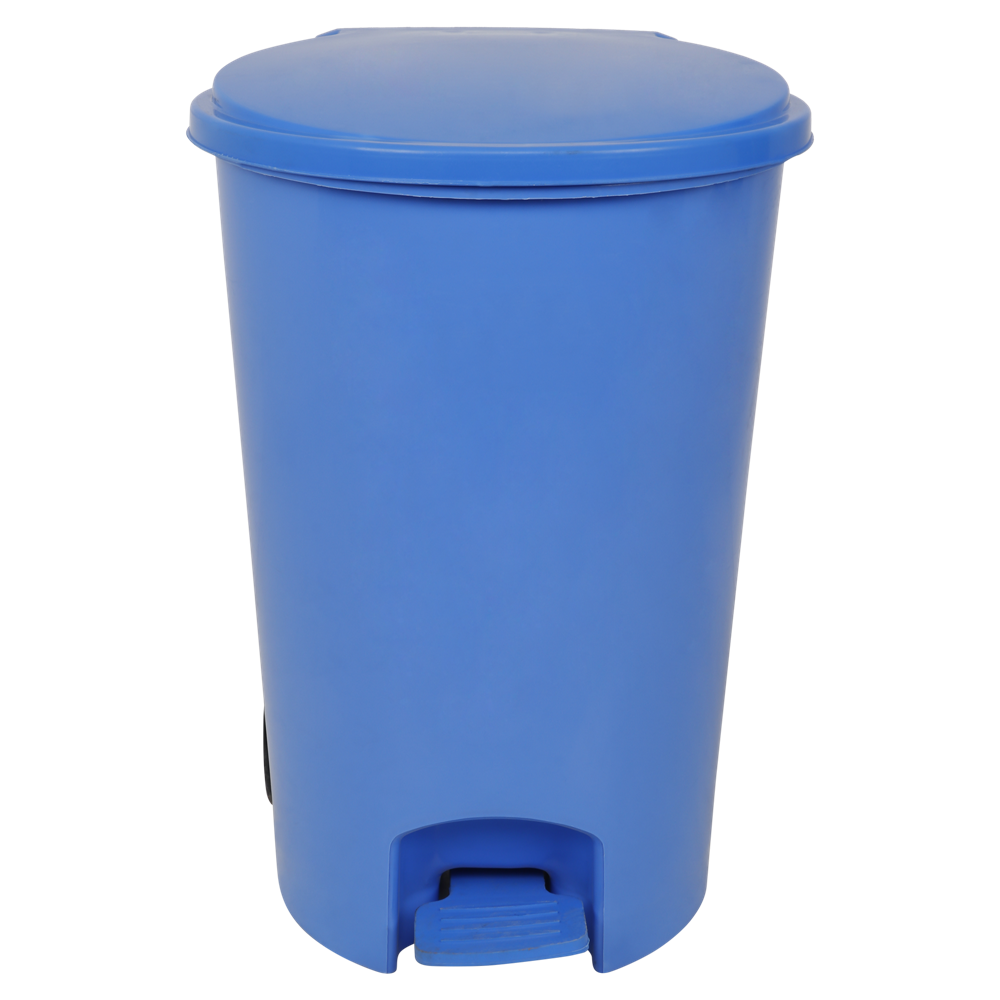 Foot Pedal Bin With 2 Wheeled 55L