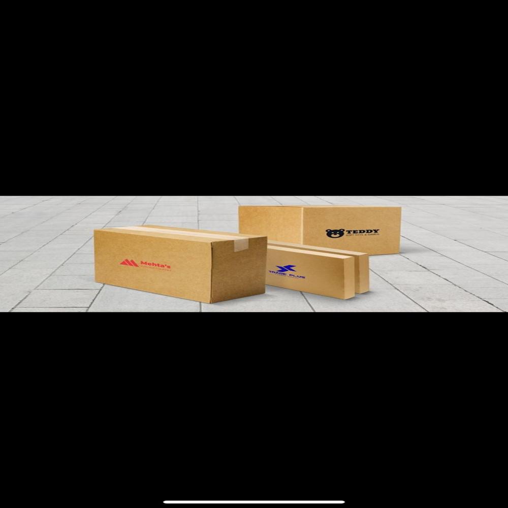 Custom Printed Corrugated Box - Eco-friendly Paper Material, Customized Size For 11-25 Kg Volume Capacity, All Kinds Of Printing Options