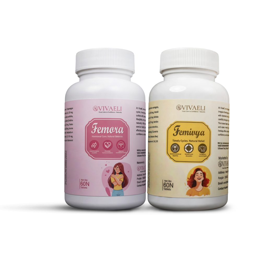 Ovacare (Femivya Femora combo pack)- Women Hormonal Wellness support system