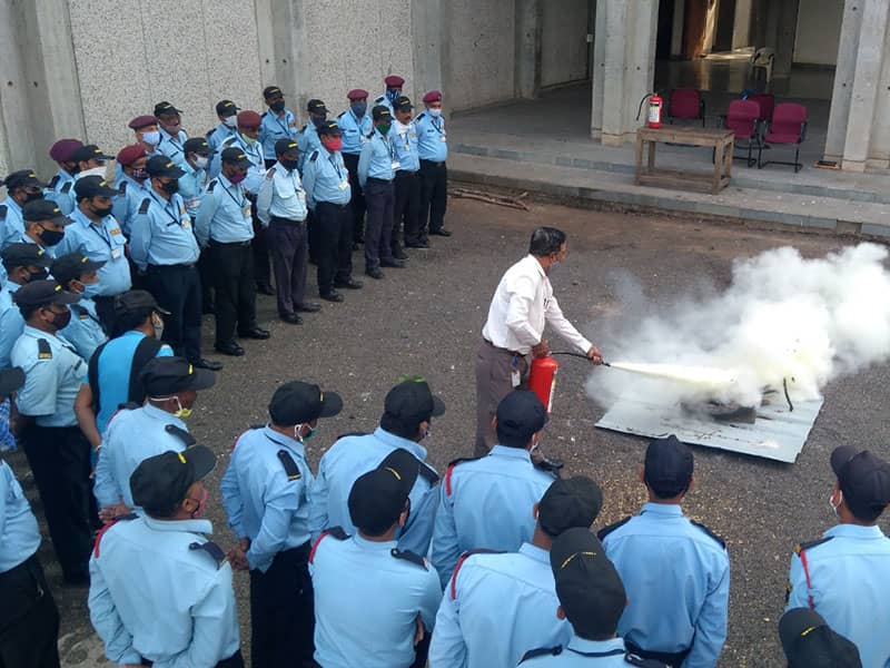 Fire Training And Mock Drill