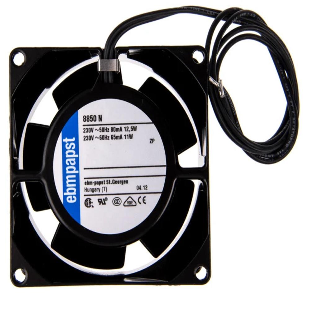 EBMPAPST 8850N 230V AC 12.5W 8038mm Ball Bearing Industrial METAL Axial Cooling Fan