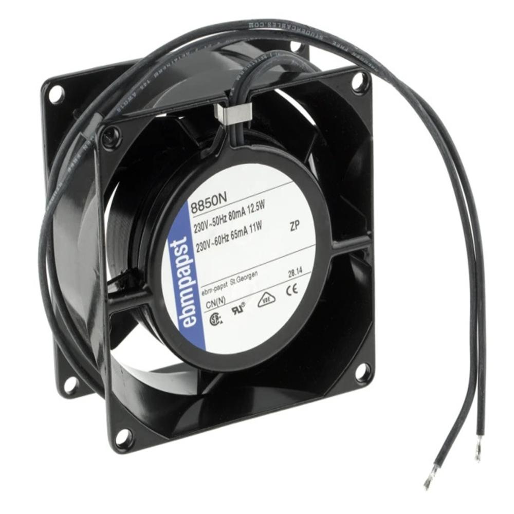 EBMPAPST 8850N 230V AC 12.5W 8038mm Ball Bearing Industrial METAL Axial Cooling Fan